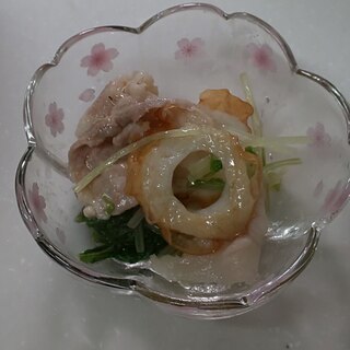 ちくわ☆豚肉☆水菜の炒め物